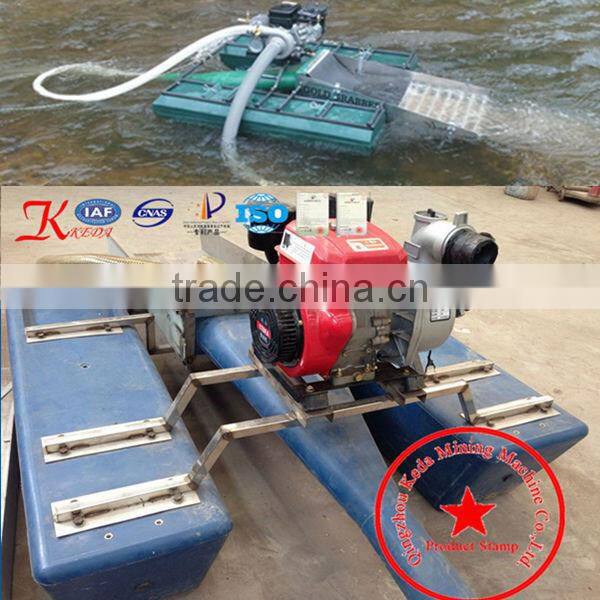 small size river gold suction dredger for sale