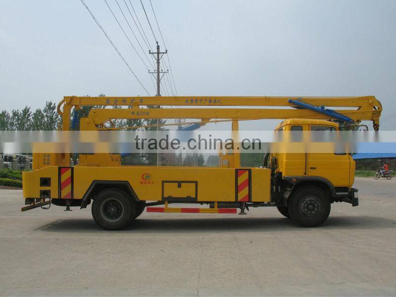 22 m High platform truck, 22m bucket lifting truck, 22m aerial platform truck