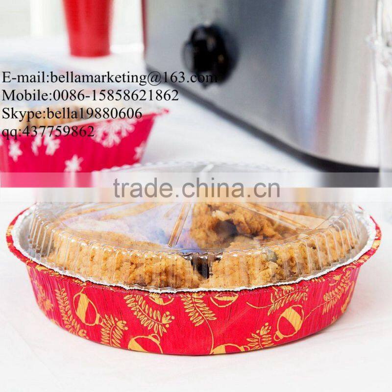 8" Plastic Dome Lid for Foil Take Out Pan/Bowl/Tray