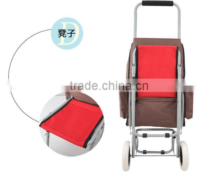 BAG00111 Trolley Shopping Bag with Chair/ Shopping Cart