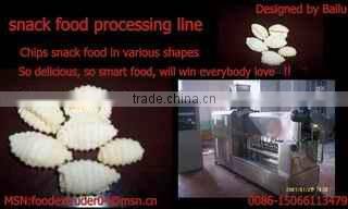 Corn flakes inflating food machinery