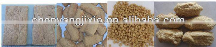 Automatic soya /textured protein food making machine/soyabean protein processing line/vegetable /textured/