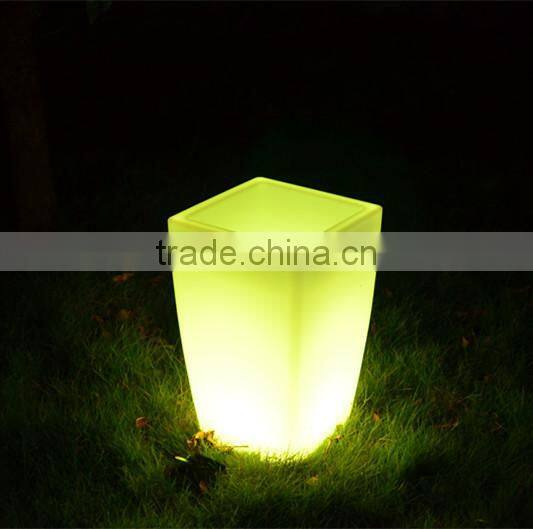 High qualtiy LED decorative indoor flower pot christmas decor planter