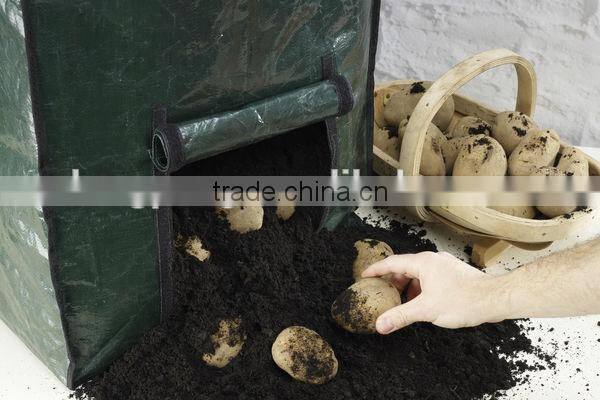 PE Woven Squra Potato Planter Bag,Recycled Potato Growing Bags,Potato Planting Bag,Potato Planter
