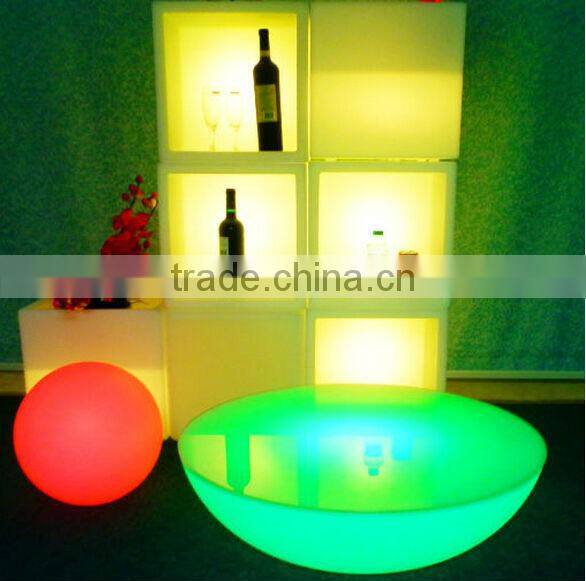 RGB Decorative color change led furniture /bar table with multicolor change