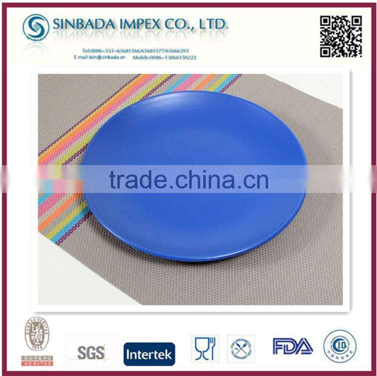 cheap stoneware plates with much soild color