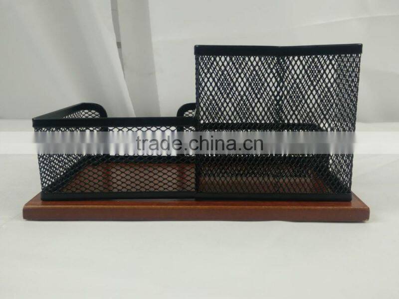 Store More Mesh 3 Tier Rack and 5 Upright Sections Metal Magazine Office Desk Organizer