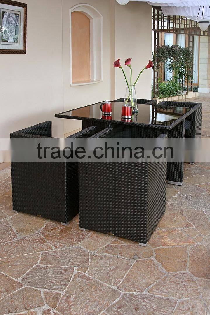 2017 Sigma italian design weatherproof antique wicker luxury glass coffee table