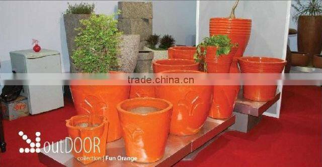 Flower Ceramic pots and planter for home and garden made in Vietnam