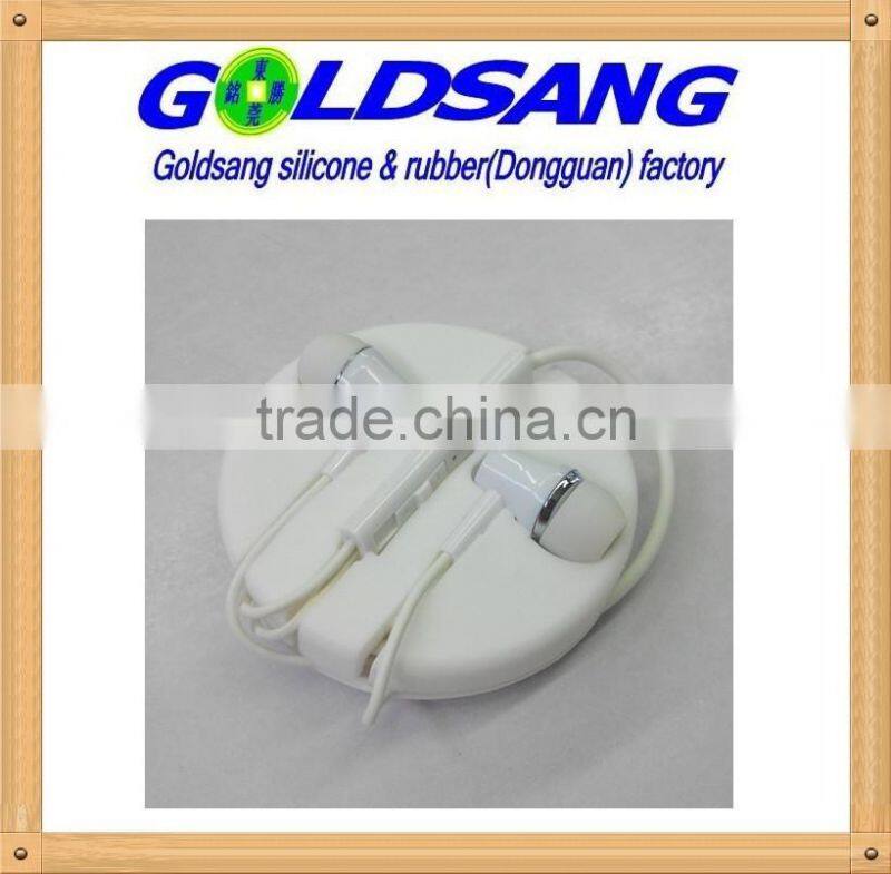 2016 New design silicone headset bobbin winder