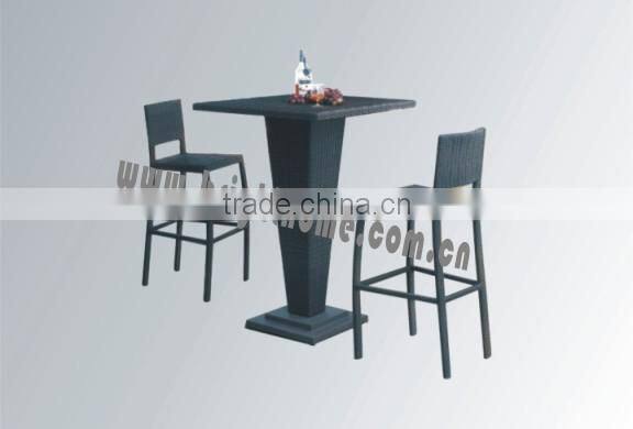 Plastic Bar Chair with Footrest