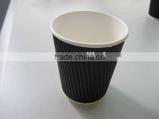 12oz corrugated kraft hot espresso paper cup