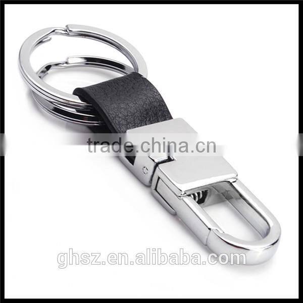 New design leather personalised keyrings for men for sale