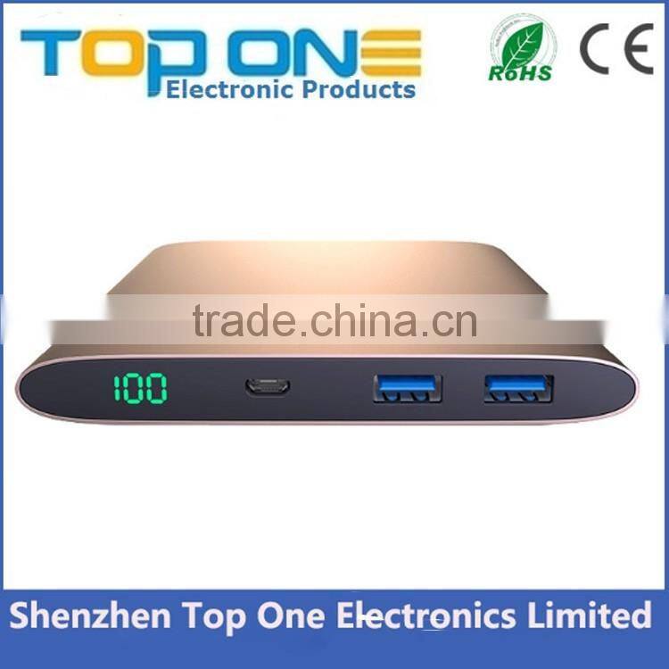 New arrival best selling portable slim power bank charger for mobile phones