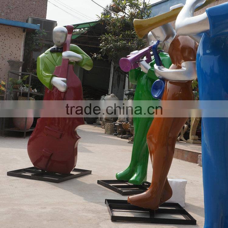 Fiberglass music term character figure