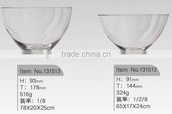 high quality glass dessert bowls for promotion