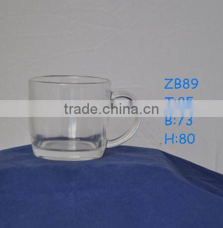 Hot deals heat resistant borosilicate glass coffee mug with handle