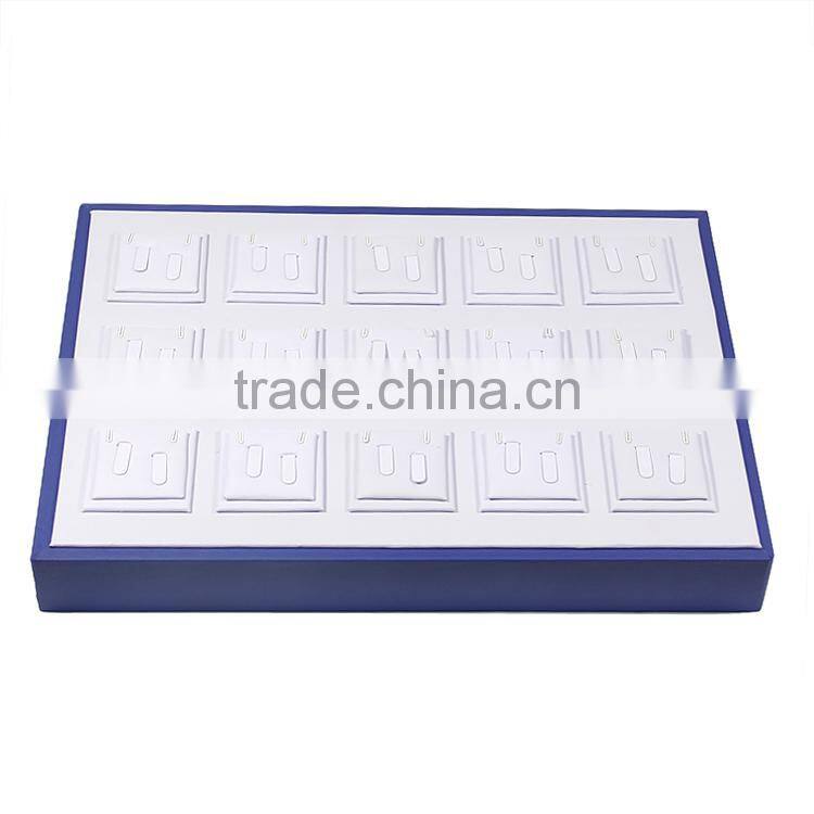 Leather ring tray ring display