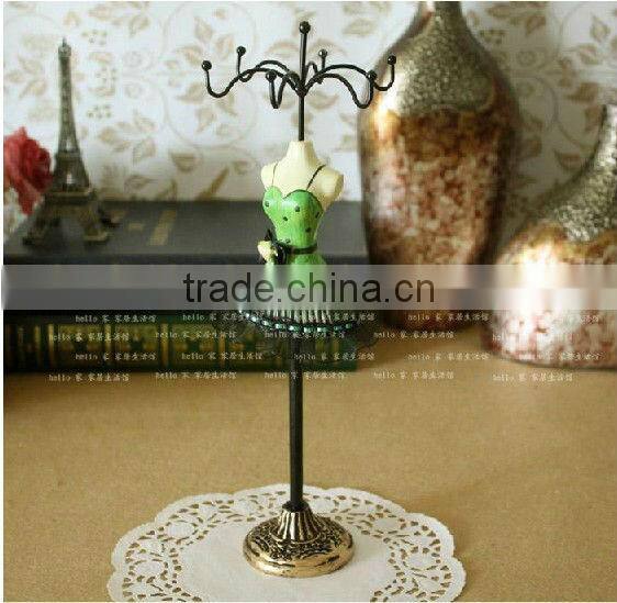 Model Jewelry Rack Iron Earrings Elegant Mannequins Ballet