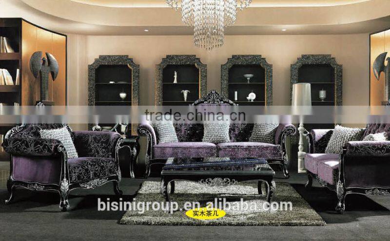 Italian Antique Carved Sofa Set Customized Size 7 Seater Sofa For Hotel Ktv Rooms
