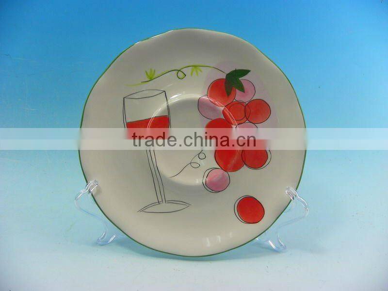 Round Ceramic Fruit tray