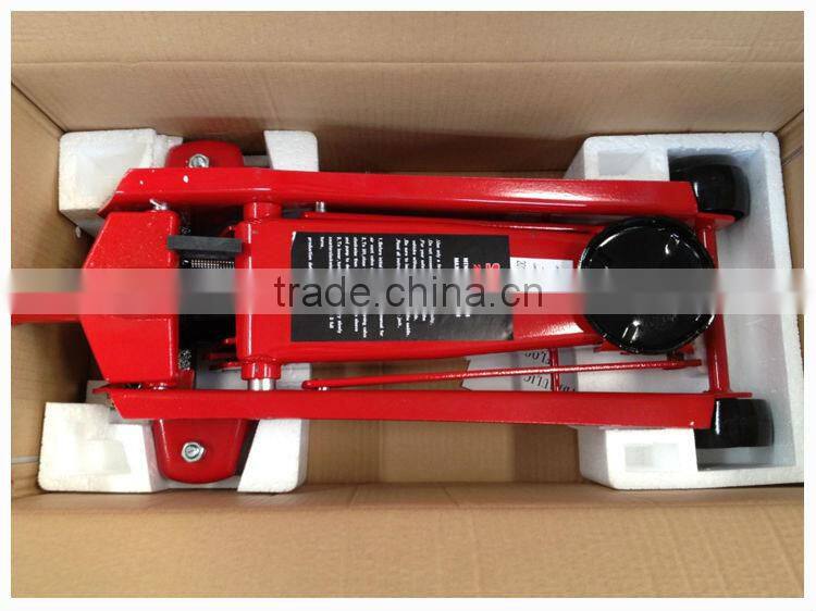 2ton hydraulic floor jack red colour