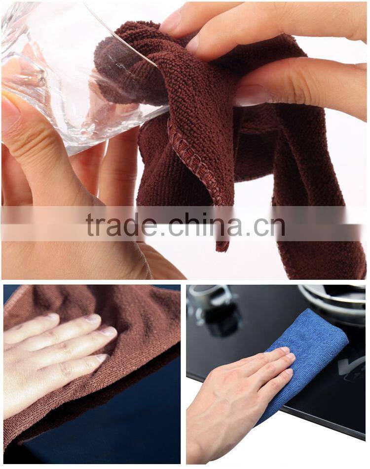 polyester cotton microfiber cleaning cloth,colorful microfiber dust cloth,mulifunction microfiber towel for floor car cleaning