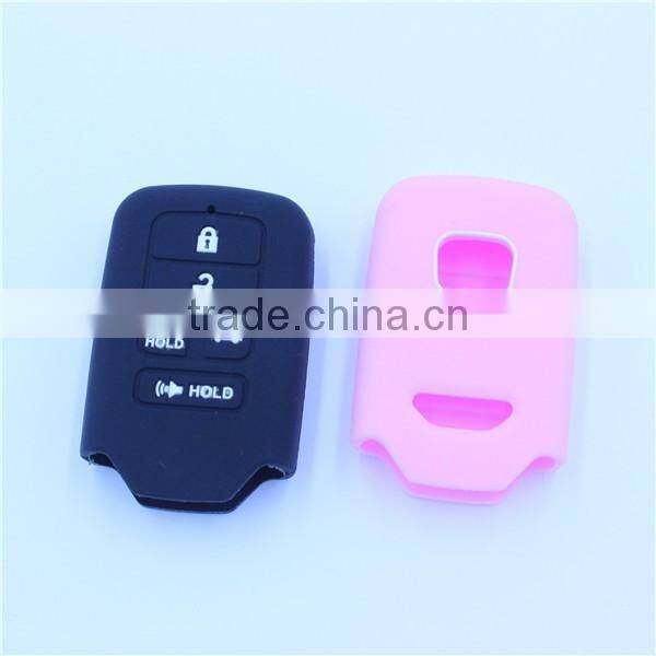 nice silicone rubber car key cover for honda 5 buttons.silicoen key jackets