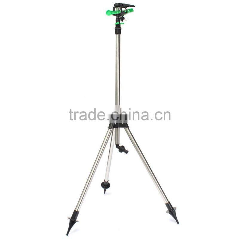 Telescopic Tripod Impulse Sprinkler Base Pulsating Watering Lawn Yard Garden New