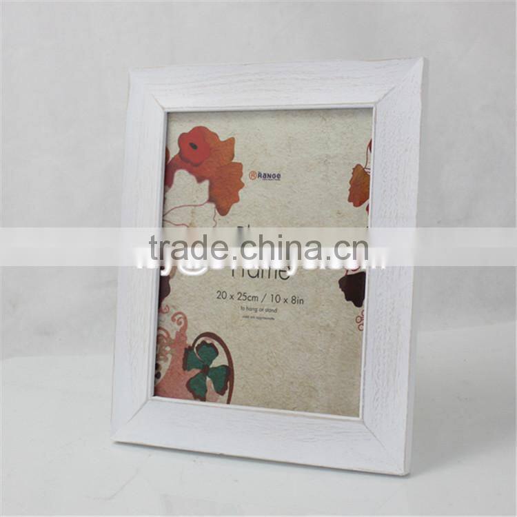wholesale customize home decoration wooden white picture frames W09A029