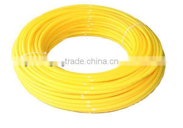 pe transfusion hose 10mm*6.5mm yellow 100m corrosion resistance used for industry for breathing air hose