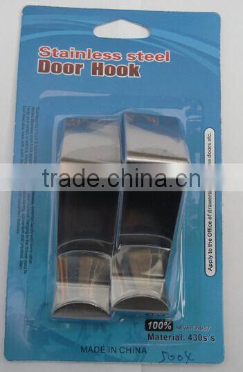 Over Door Hook Stainless Kitchen Cabinet Clothes Hanger Organizer Holder EXSU