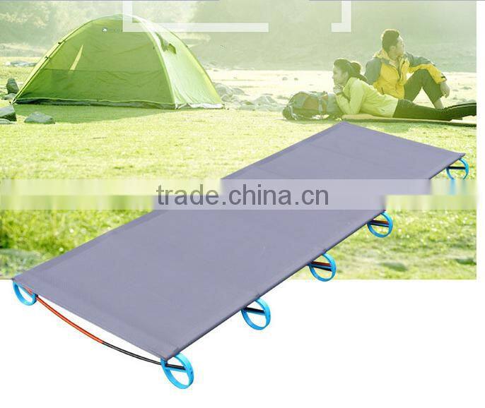 Fashion new outdoor camping beds lightweight easy folding useful funiture bed