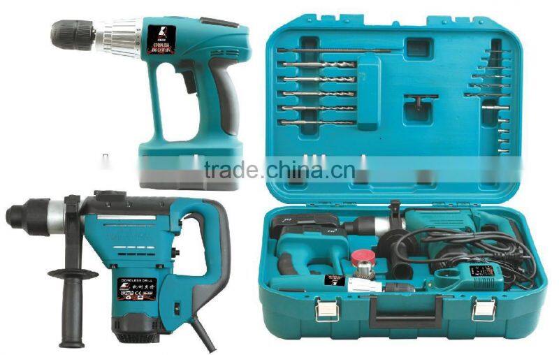 new 2014 Cordless drill and electric hammer power tool 24V,1200mAh tool box manufacturer China wholesale alibaba supplier