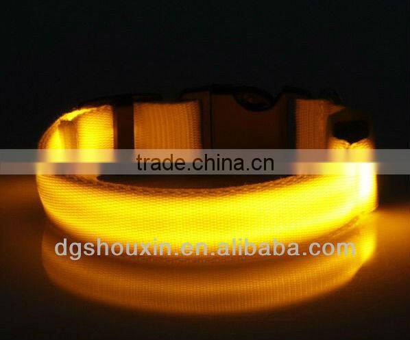 Colorful fashing led light collar