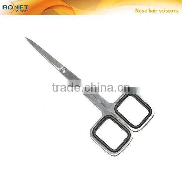 SEM0014 4-3/4'' stain polished blades square handle nose hair scissors