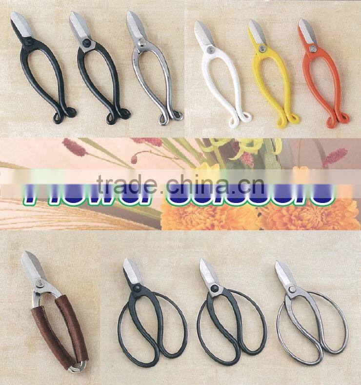 Traditional lightweight bonsai tools scissors with fluororesin to prevent rust