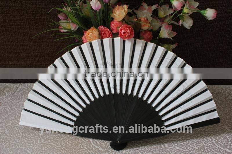 Japanese fabric fan for advertising handicraft
