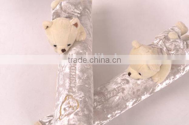 Baby Shoulder Pad Car Seat Belt with Diamond Velvet