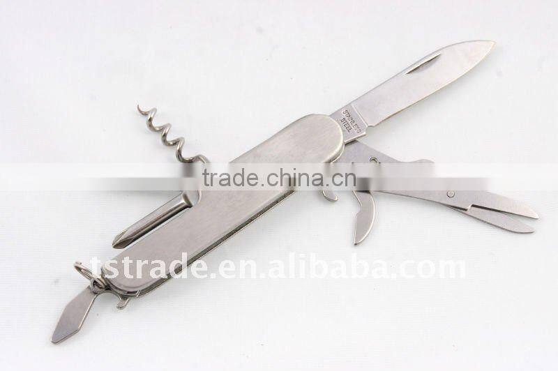 2014 Promotion mini multi function pocket LED gift tool knife K3007G-1