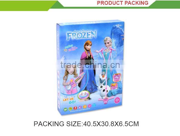 Best sale plastic spread music guitar with microphone toy