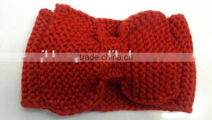 STOCK Wholesale crochet head wraps crochet bow knit headwrap