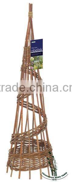 gardening willow obelisk