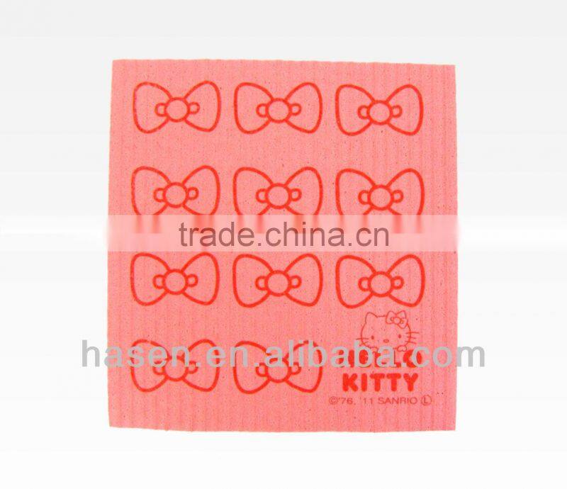 Printed magic cleaning kitchen sponges for washing dishes made in China