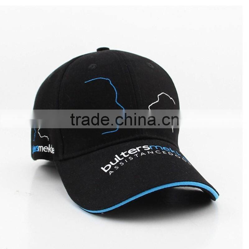 Embroidery Logo Or Printed Sport Style Baseball Cap With Sandwich