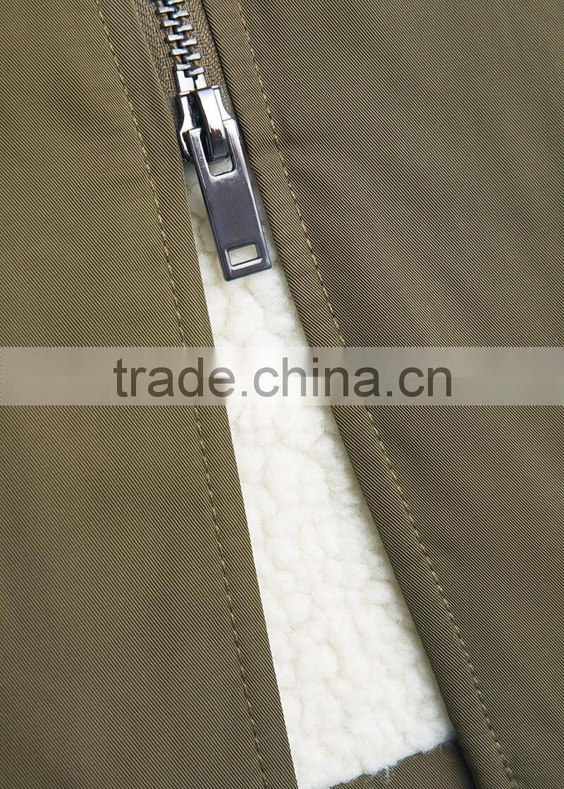 wholesale plain quilted long bomber jackets women