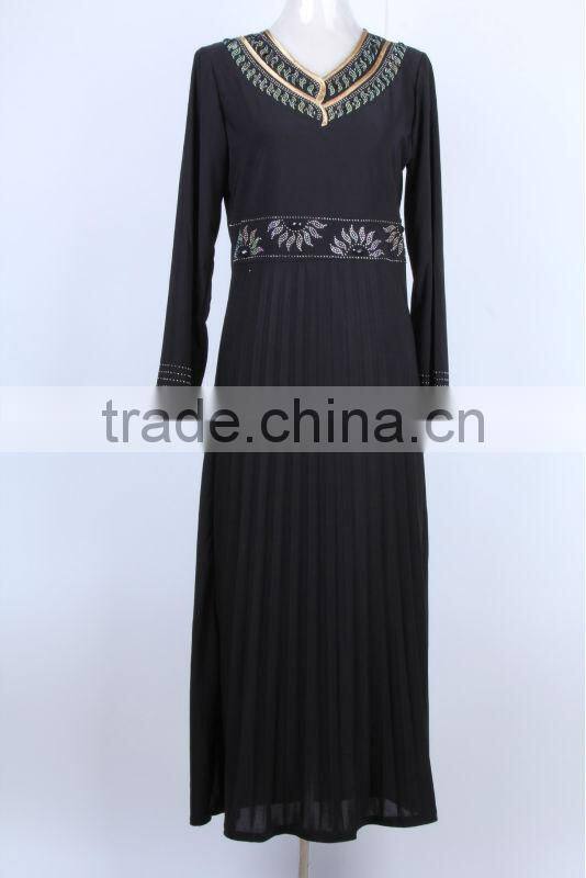 GZY wholesle cheap long maxi Muslim styles of dresses