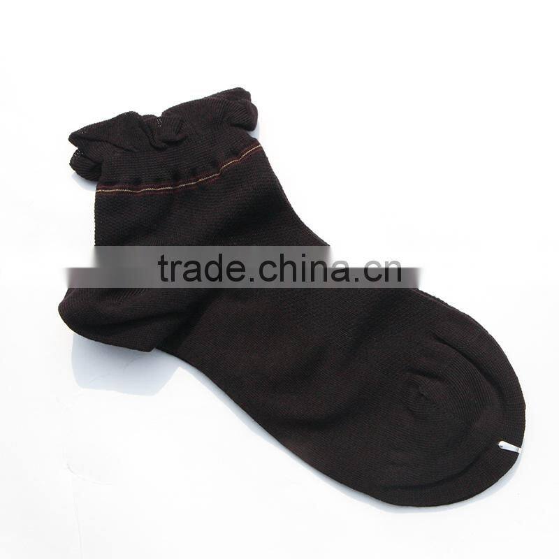 women basic black short socks
