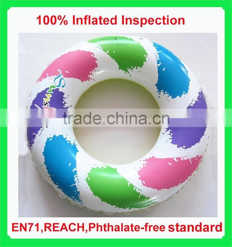high quality full printing inflatable floating ring