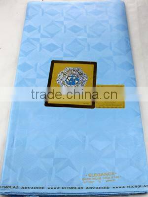 100% cotton white guinea brocade fabric for african men and women